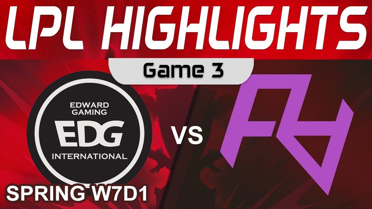 EDG vs RA Highlights Game 3 LPL Spring Season 2023 W7D1 EDward Gaming vs Rare Atom by Onivia thumbnail