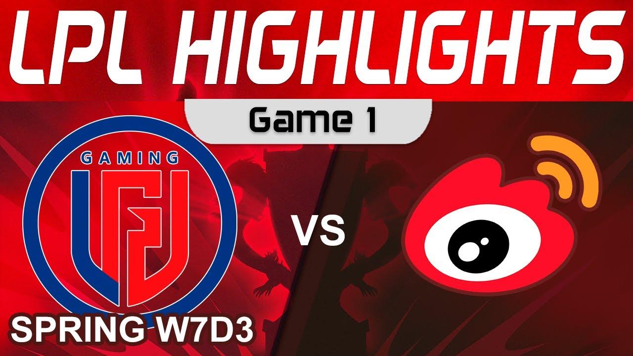 LGD vs WBG Highlights Game 1 LPL Spring Season 2023 W7D3 LGD Gaming vs Weibo Gaming by Onivia thumbnail