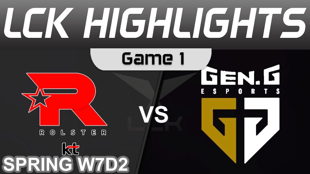 KT vs GEN Highlights Game 1 LCK Spring Season 2023 W7D2 KT Rolster vs Gen G by Onivia thumbnail