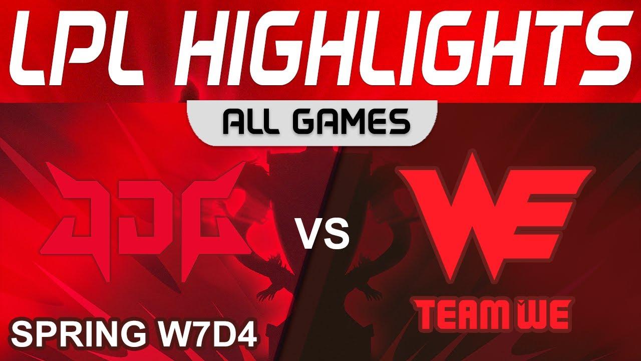 JDG vs WE Highlights ALL GAMES LPL Spring Season 2023 W7D4 JD Gaming vs Team WE by Onivia thumbnail