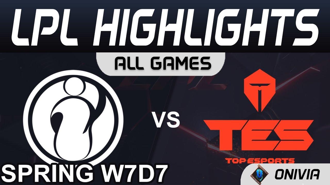 IG vs TES Highlights ALL GAMES LPL Spring Season 2021 W7D7 Invictus Gaming vs Top Esports by Onivia thumbnail