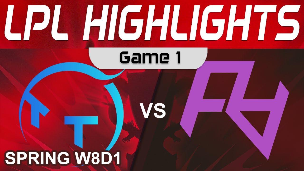 TT vs RA Highlights Game 1 LPL Spring Season 2023 W8D1 ThunderTalk Gaming vs Rare Atom by Onivia thumbnail