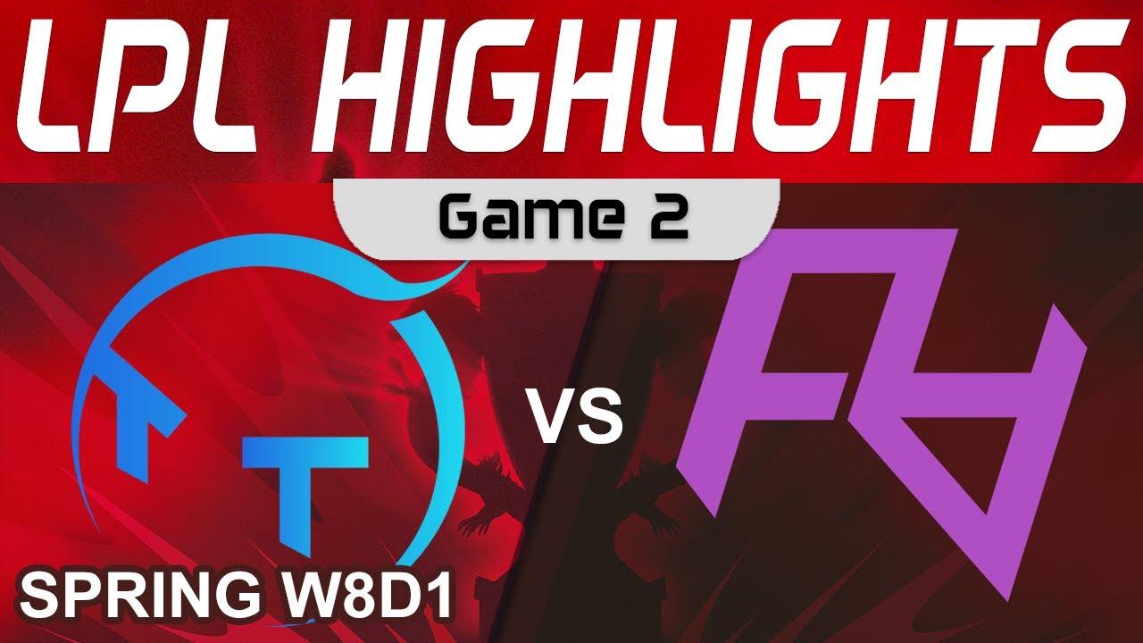 TT vs RA Highlights Game 2 LPL Spring Season 2023 W8D1 ThunderTalk Gaming vs Rare Atom by Onivia thumbnail