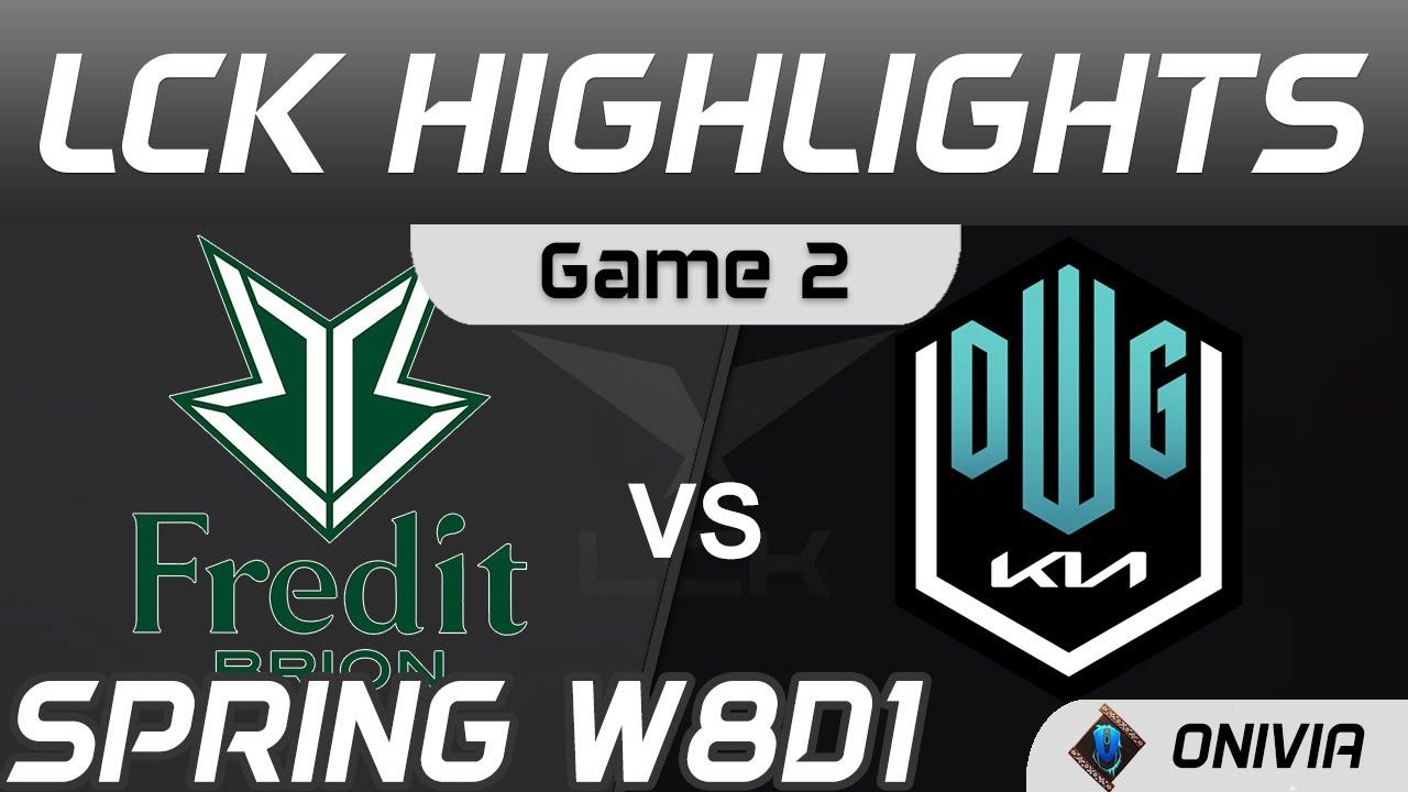 BRO vs DK Highlights Game 2 Spring Season 2021 W8D1 Fredit BRION vs DWG KIA by Onivia thumbnail