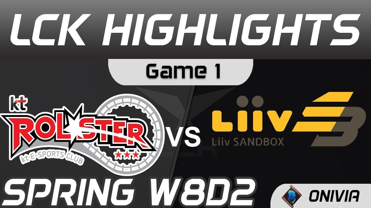 KT vs LSB Highlights Game 1 Spring Season 2021 W8D2 KT Rolster vs Liiv SANDBOX by Onivia thumbnail