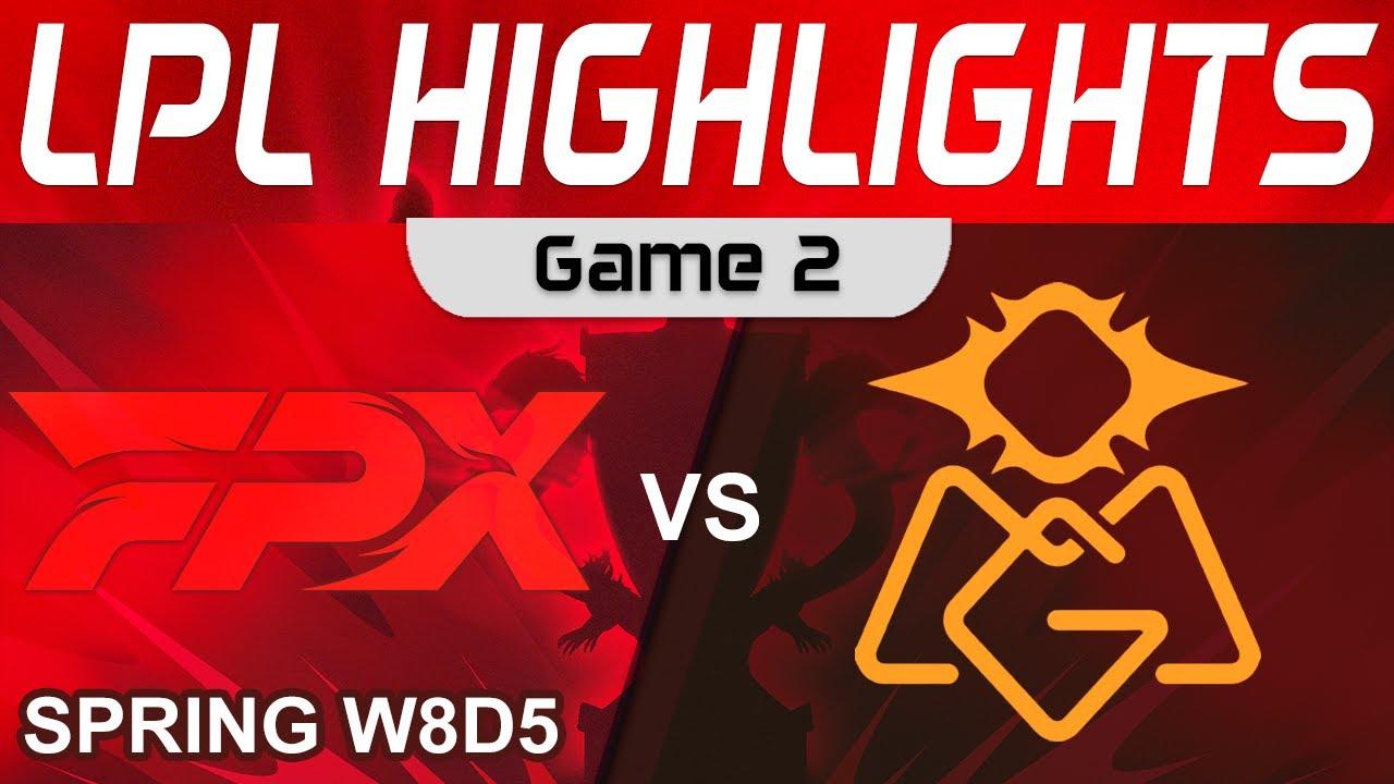 FPX vs OMG Highlights Game 2 LPL Spring Season 2023 W8D5 FunPlus Phoenix vs Oh My God by Onivia thumbnail