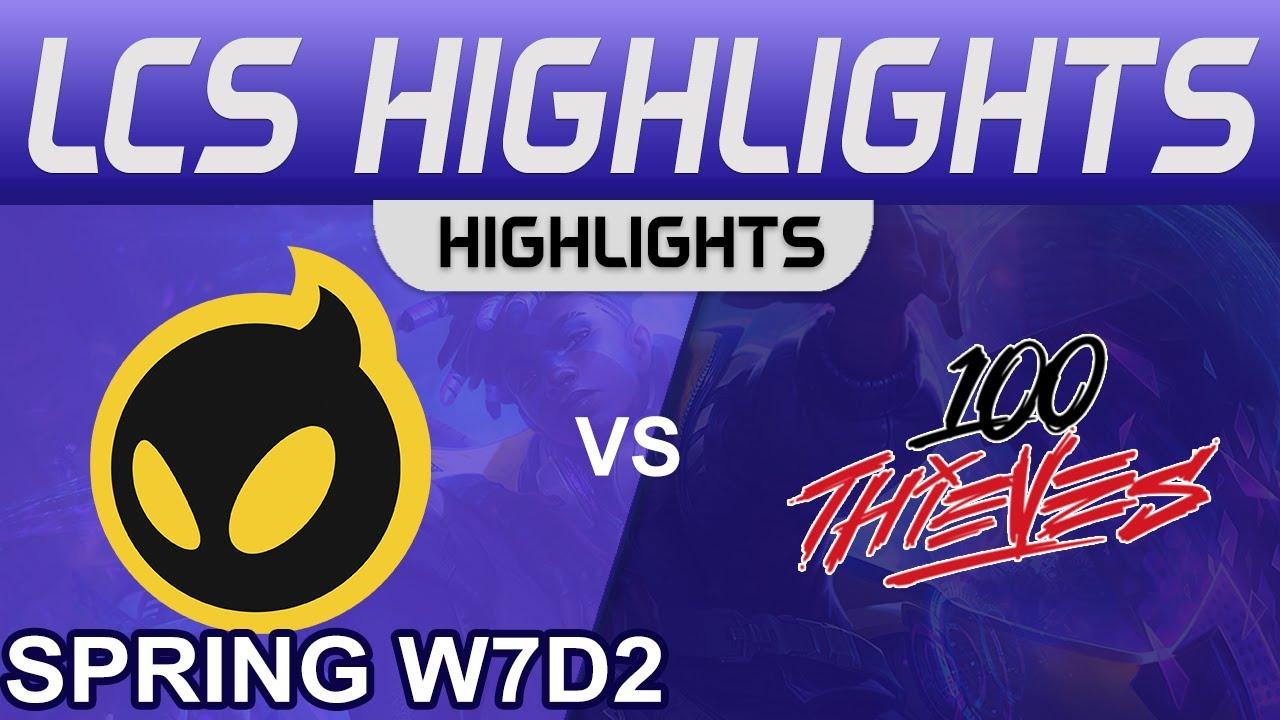 DIG vs 100 Highlights LCS Spring Season 2023 W7D2 Dignitas vs 100 Thieves by Onivia thumbnail