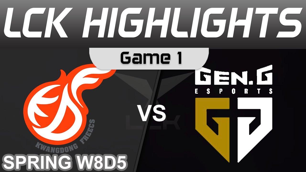 KDF vs GEN Highlights Game 1 LCK Spring Season 2023 W8D5 Kwangdong Freecs vs Gen G by Onivia thumbnail