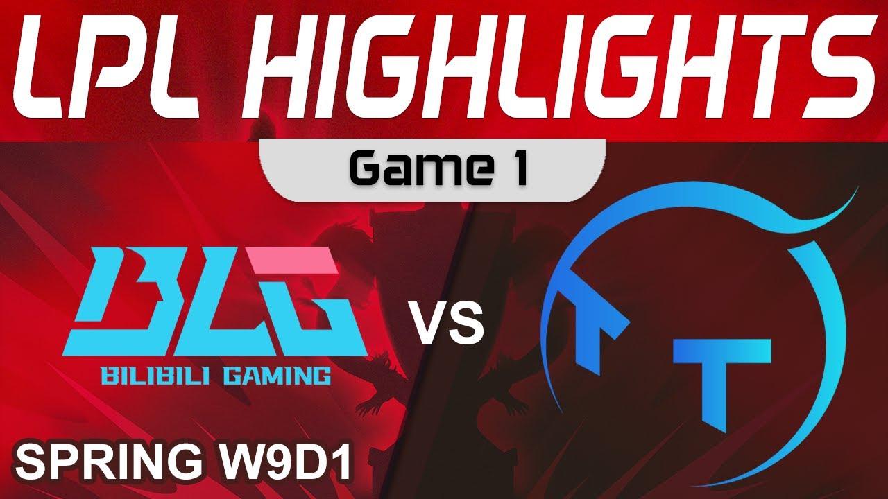 BLG vs TT Highlights Game 1 LPL Spring Season 2023 W9D1 Bilibili Gaming vs ThunderTalk Gaming by Oni thumbnail