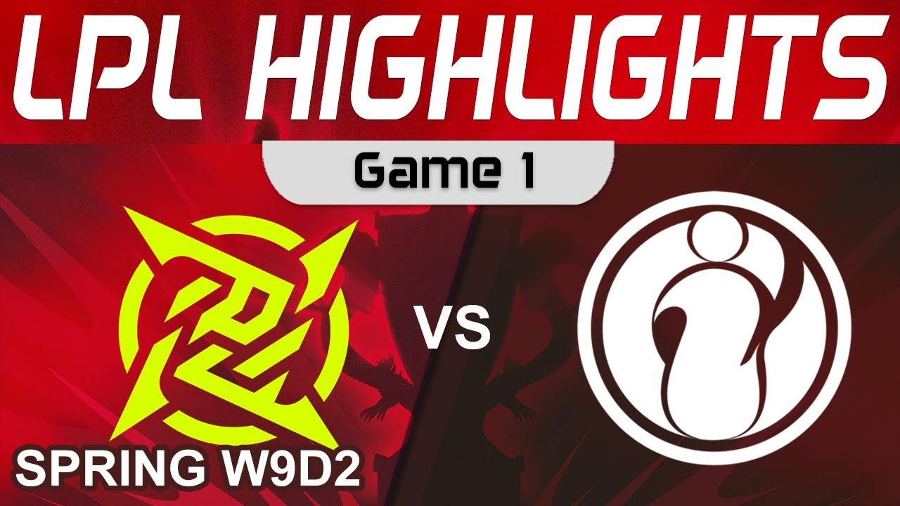 NIP vs IG Highlights Game 1 LPL Spring Season 2023 W9D2 Ninja in Pyjamas vs Invictus Gaming by Onivi thumbnail