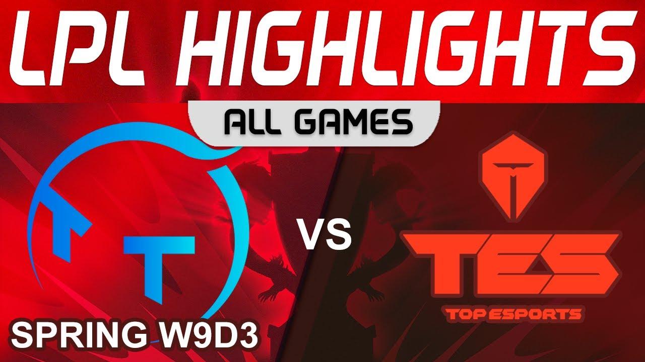 TT vs TES Highlights ALL GAMES LPL Spring Season 2023 W9D3 ThunderTalk Gaming vs Top Esports thumbnail