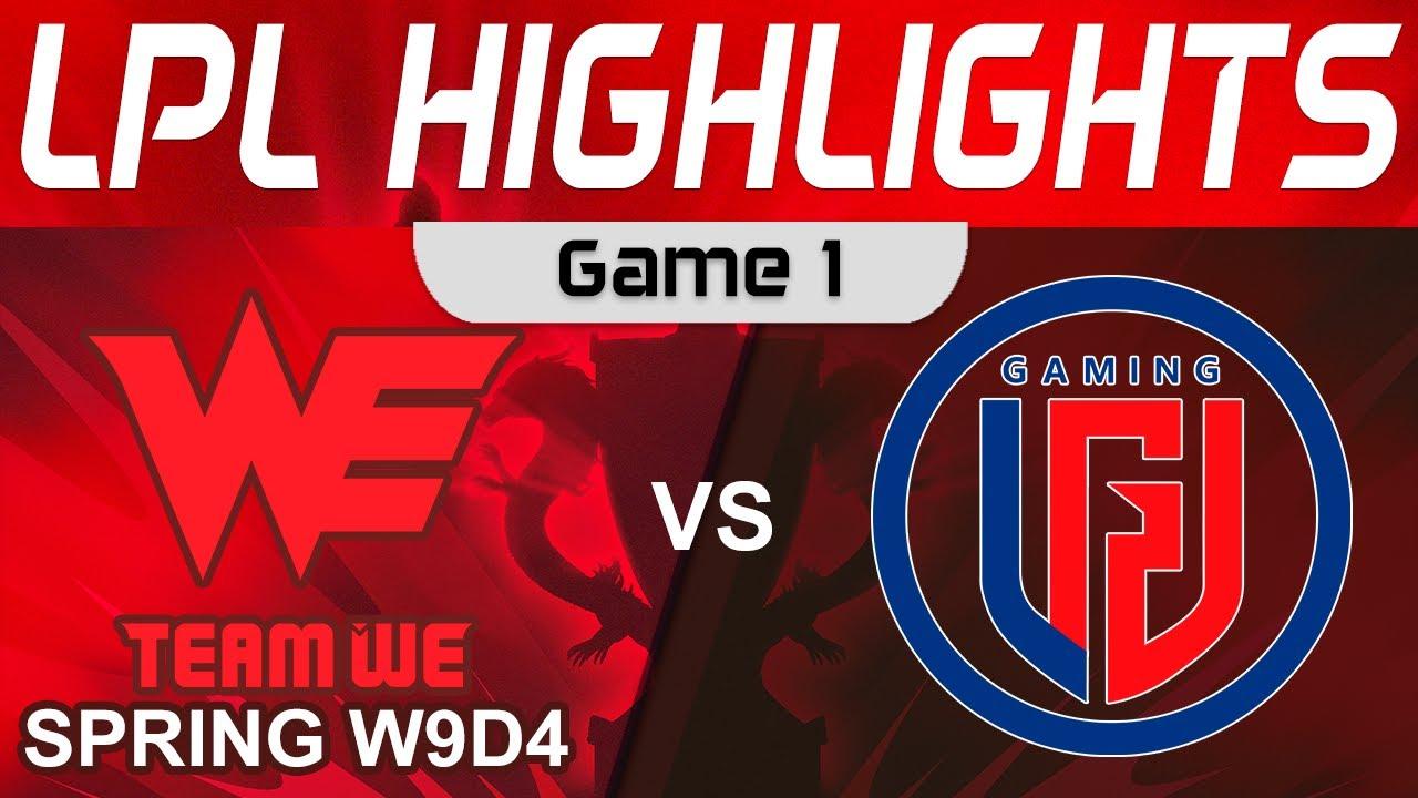 WE vs LGD Highlights Game 1 LPL Spring Season 2023 W9D4 Team WE vs LGD Gaming by Onivia thumbnail