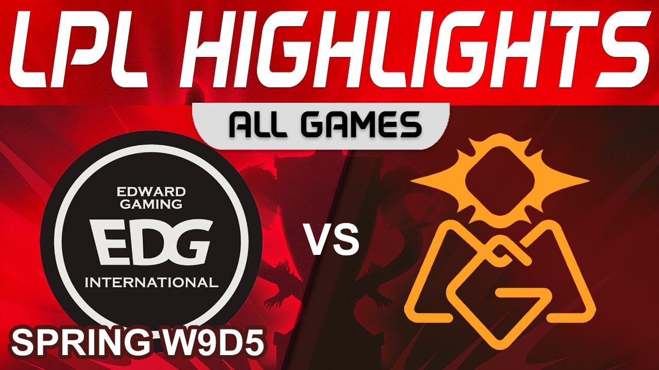 EDG vs OMG Highlights ALL GAMES LPL Spring Season 2023 W9D5 EDward Gaming vs Oh My God by Onivia thumbnail