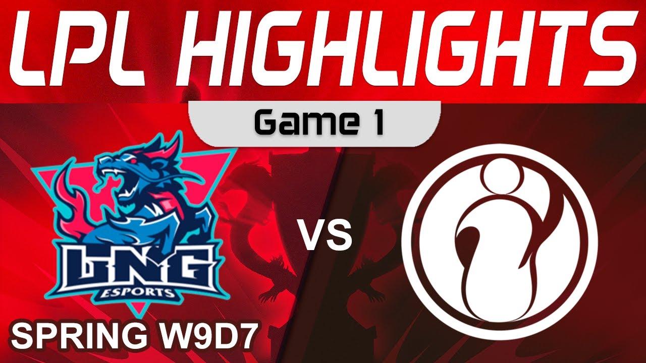 LNG vs IG Highlights Game 1 LPL Spring Season 2023 W9D7 LNG Esports vs Invictus Gaming by Onivia thumbnail