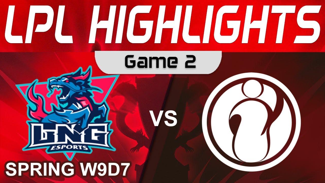 LNG vs IG Highlights Game 2 LPL Spring Season 2023 W9D7 LNG Esports vs Invictus Gaming by Onivia thumbnail