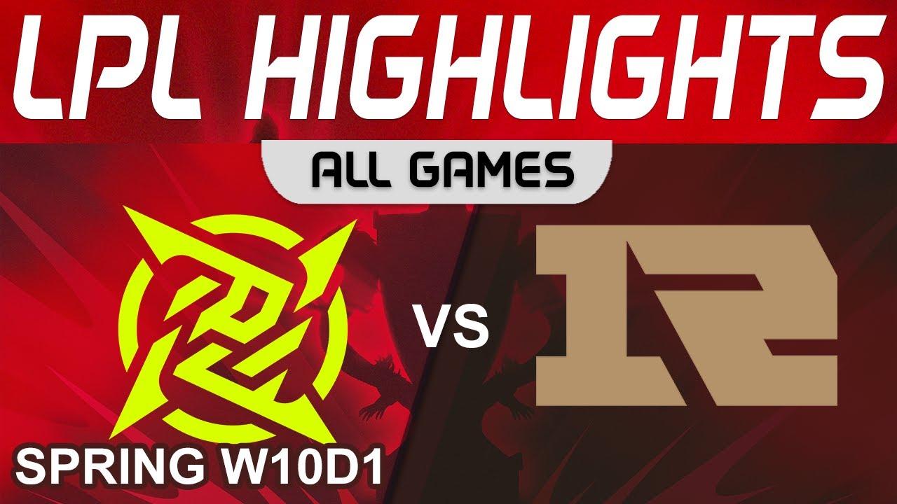 NIP vs RNG Highlights ALL GAMES LPL Spring Season 2023 W10D1 Ninja in Pyjamas vs Royal Never Give Up thumbnail