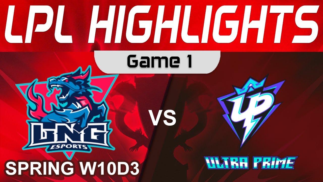 LNG vs UP Highlights Game 1 LPL Spring Season 2023 W10D3 LNG Esports vs Ultra Prime by Onivia thumbnail