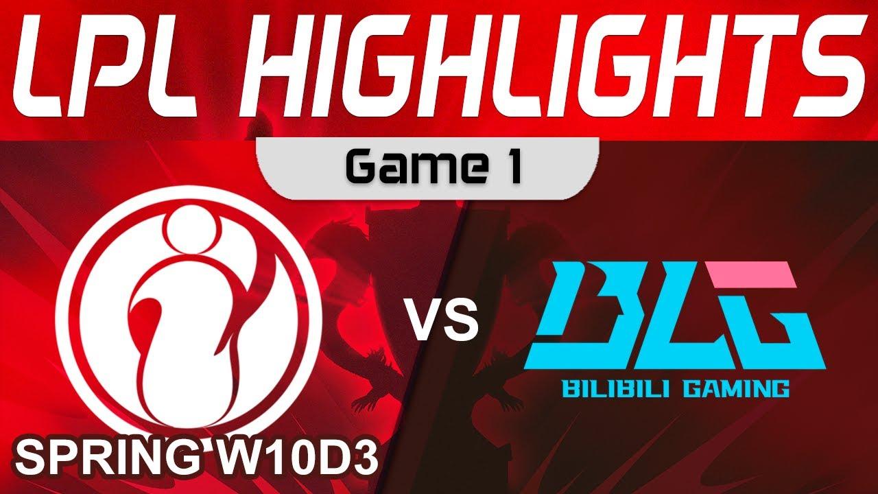 IG vs BLG Highlights Game 1 LPL Spring Season 2023 W10D3 Invictus Gaming vs Bilibili Gaming thumbnail