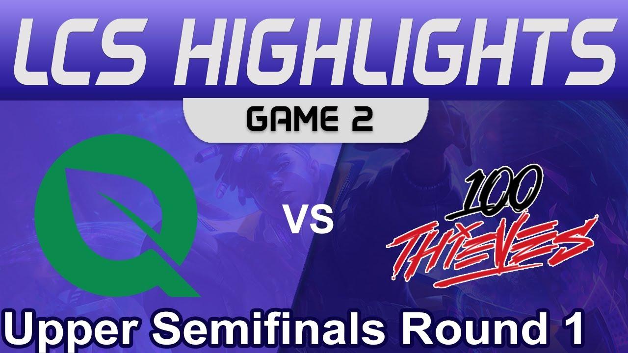 FLY vs 100 Game 2 Highlights Playoffs Round 1 LCS Spring Season 2023 FlyQuest vs 100 Thieves thumbnail