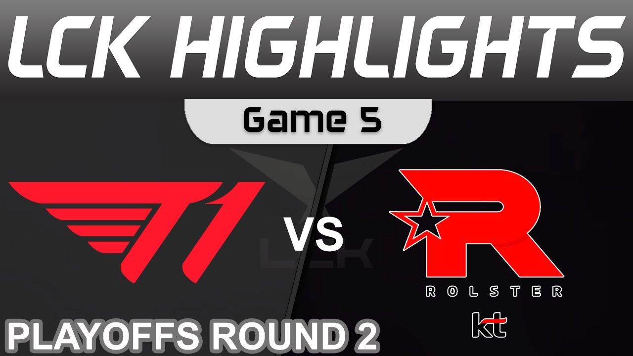 T1 vs KT Highlights Game 5 LCK Spring Playoffs 2023 T1 vs KT Rolster by Onivia thumbnail