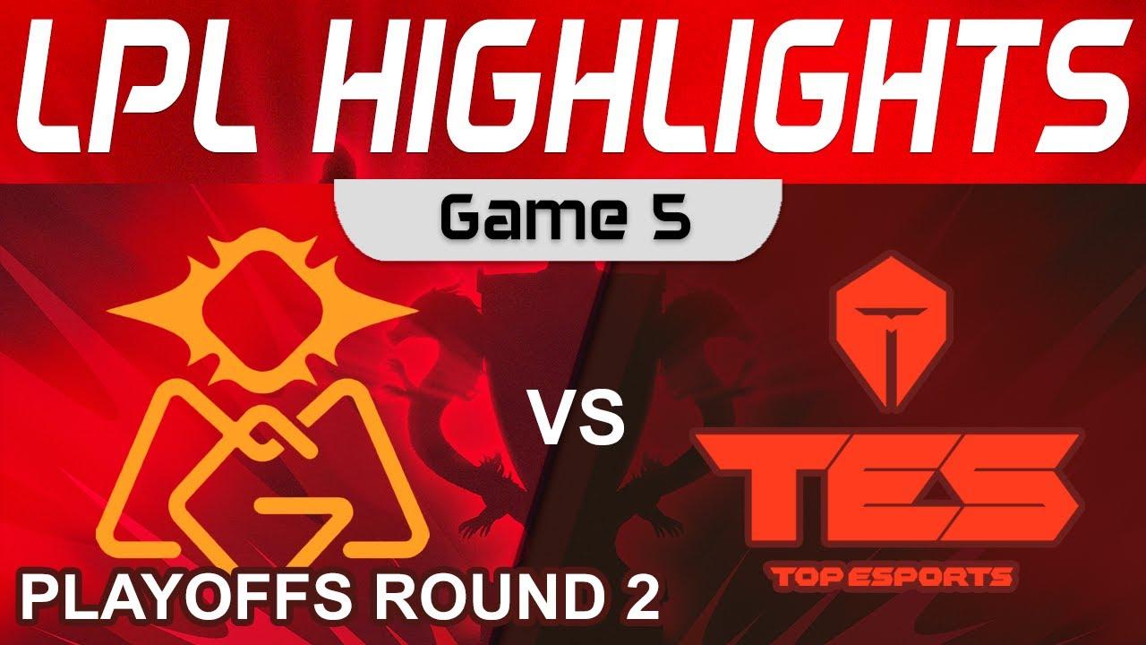 OMG vs TES Highlights Game 5 LPL Spring Playoffs 2023 Oh My God vs Top Esports by Onivia thumbnail