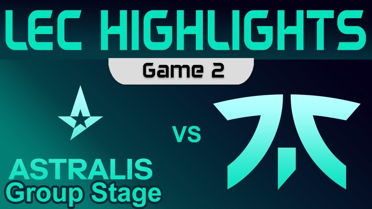 AST vs FNC Game 2 Highlights Group Stage LEC Spring 2023 Astralis vs Fnatic by Onivia thumbnail