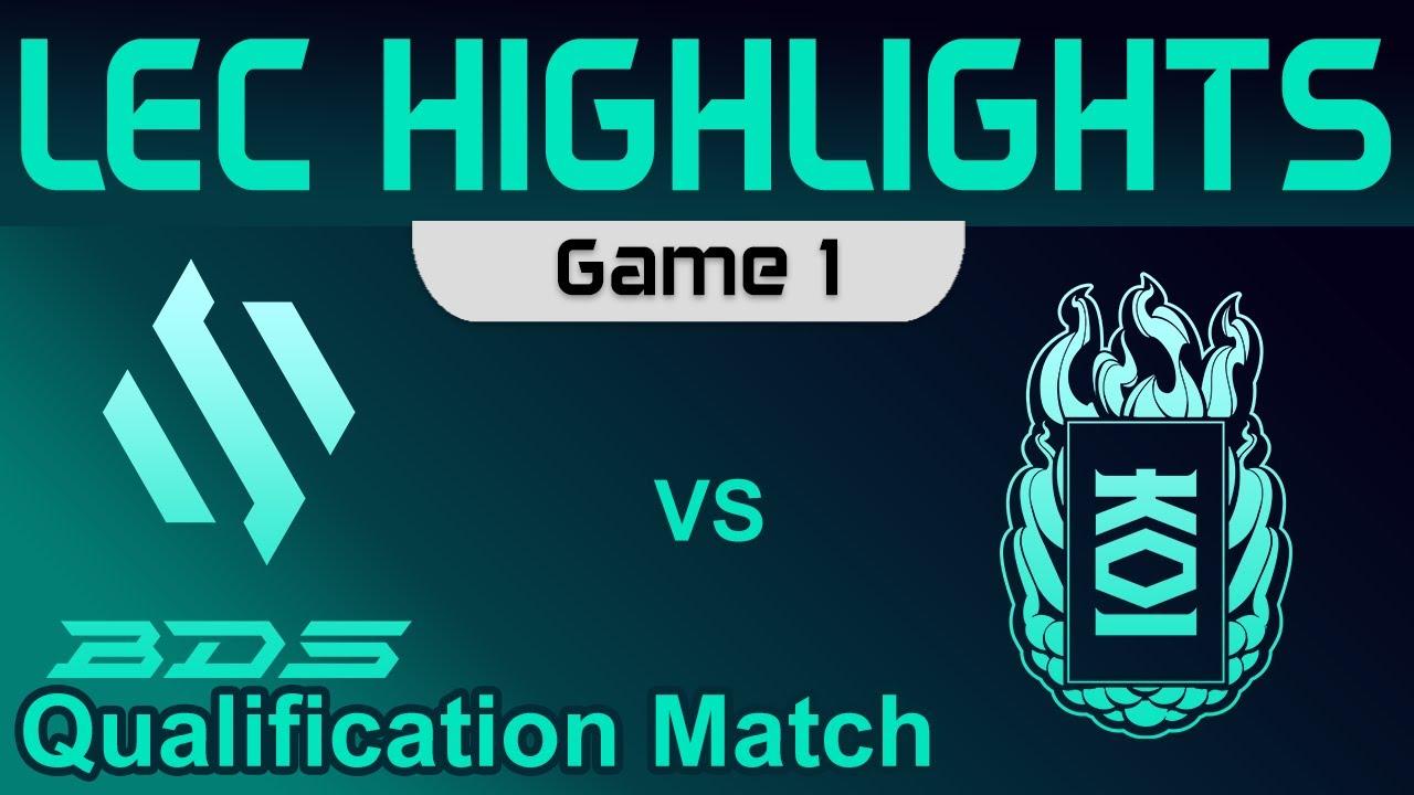 BDS vs KOI Game 1 Highlights Qualification Match LEC Spring 2023 Team BDS vs KOI by Onivia thumbnail