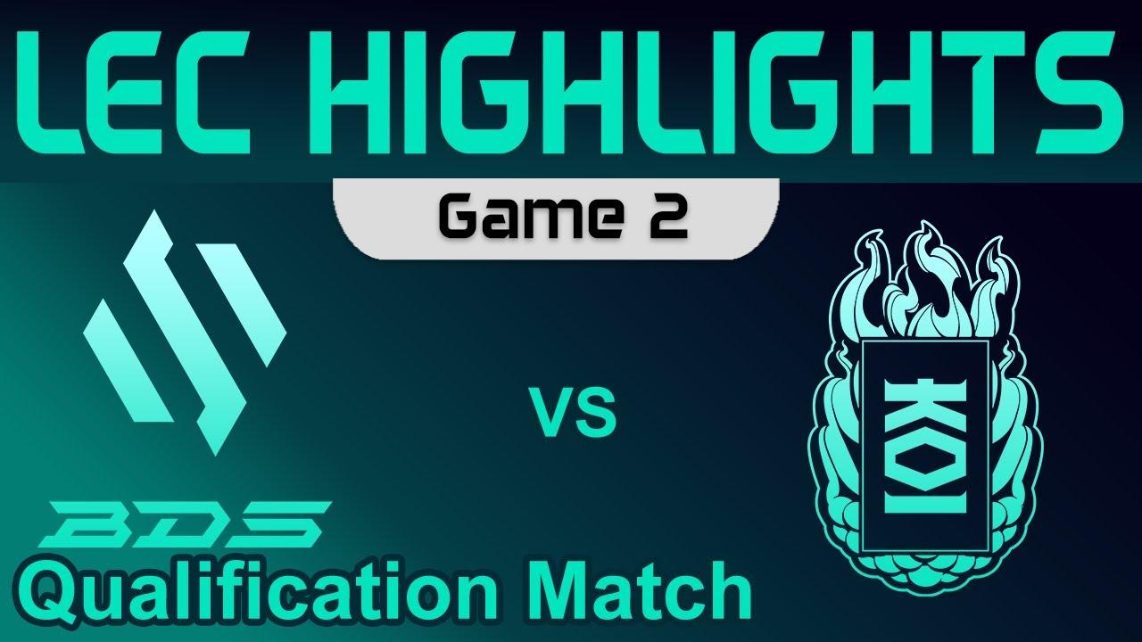 BDS vs KOI Game 2 Highlights Qualification Match LEC Spring 2023 Team BDS vs KOI by Onivia thumbnail