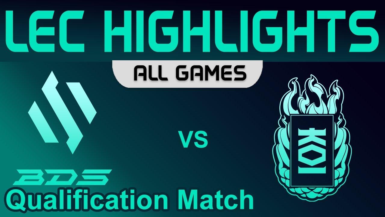 BDS vs KOI ALL GAMES Highlights Qualification Match LEC Spring 2023 Team BDS vs KOI by Onivia thumbnail