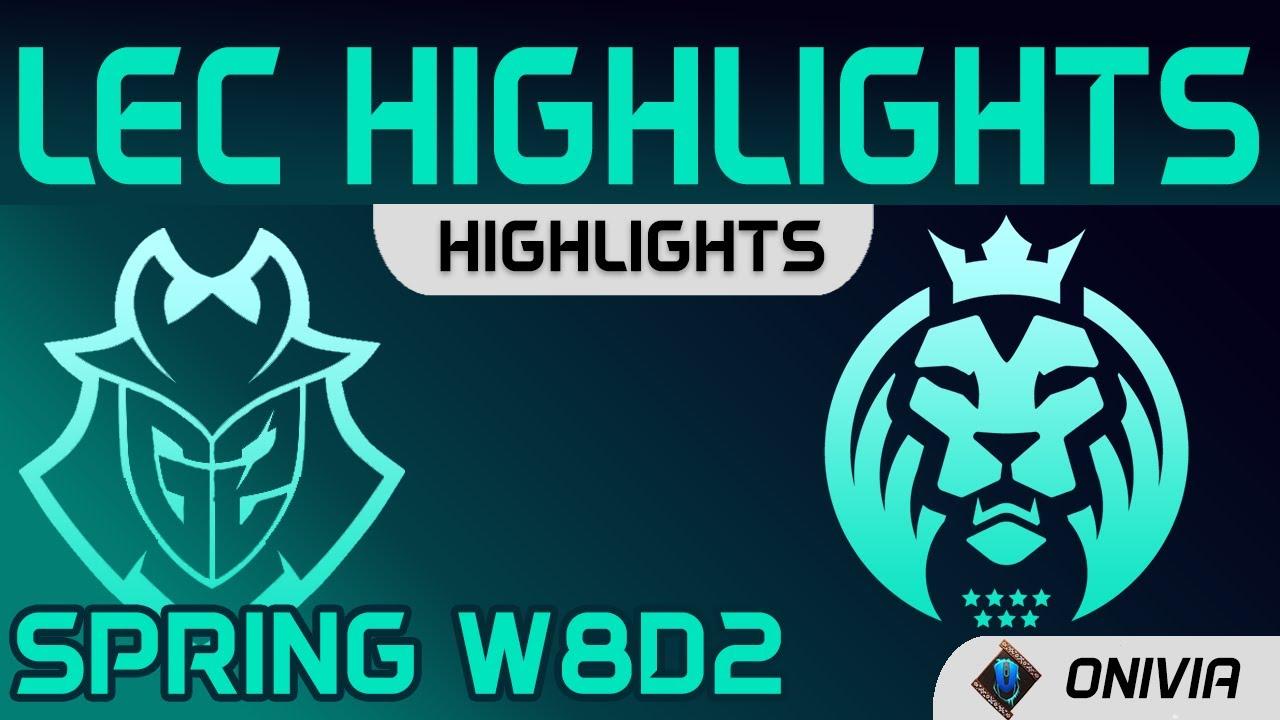 G2 vs MAD Highlights LEC Spring Season 2021 W8D2 G2 Esports vs MAD Lions by Onivia thumbnail