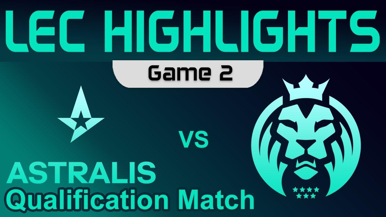 AST vs MAD Game 2 Highlights Qualification Match LEC Spring 2023 Astralis vs MAD Lions by Onivia thumbnail