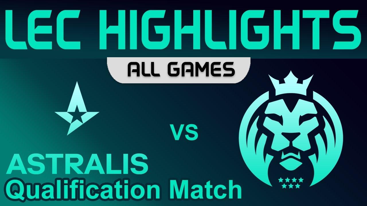 AST vs MAD ALL GAMES Highlights Qualification Match LEC Spring 2023 Astralis vs MAD Lions by Onivia thumbnail