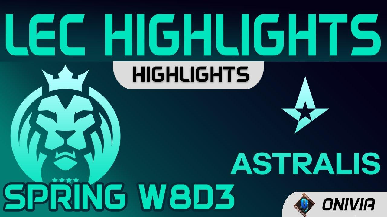 MAD vs AST Highlights LEC Spring Season 2021 W8D3 MAD Lions vs Astralis by Onivia thumbnail