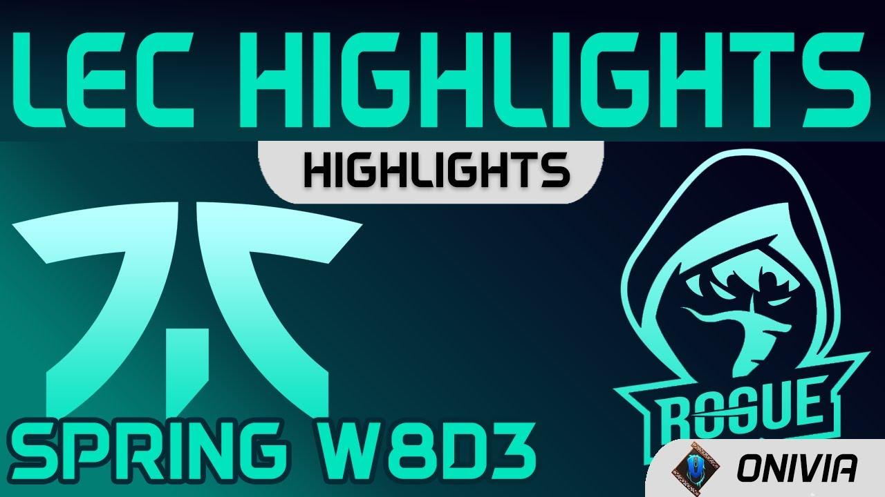 FNC vs RGE Highlights LEC Spring Season 2021 W8D3 Fnaitc vs Rogue by Onivia thumbnail