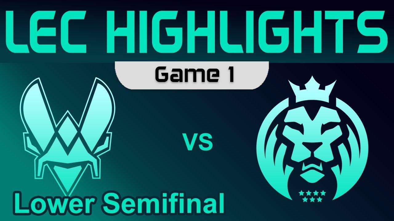 VIT vs MAD Game 1 Highlights Playoffs Lower Semifinal LEC Spring 2023 Team Vitality vs MAD Lions thumbnail