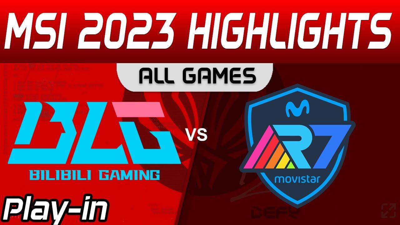 BLG vs R7 Highlights ALL GAMES Day 2 MSI 2023 Play IN Bilibili Gaming vs Movistar R7 by Onivia thumbnail