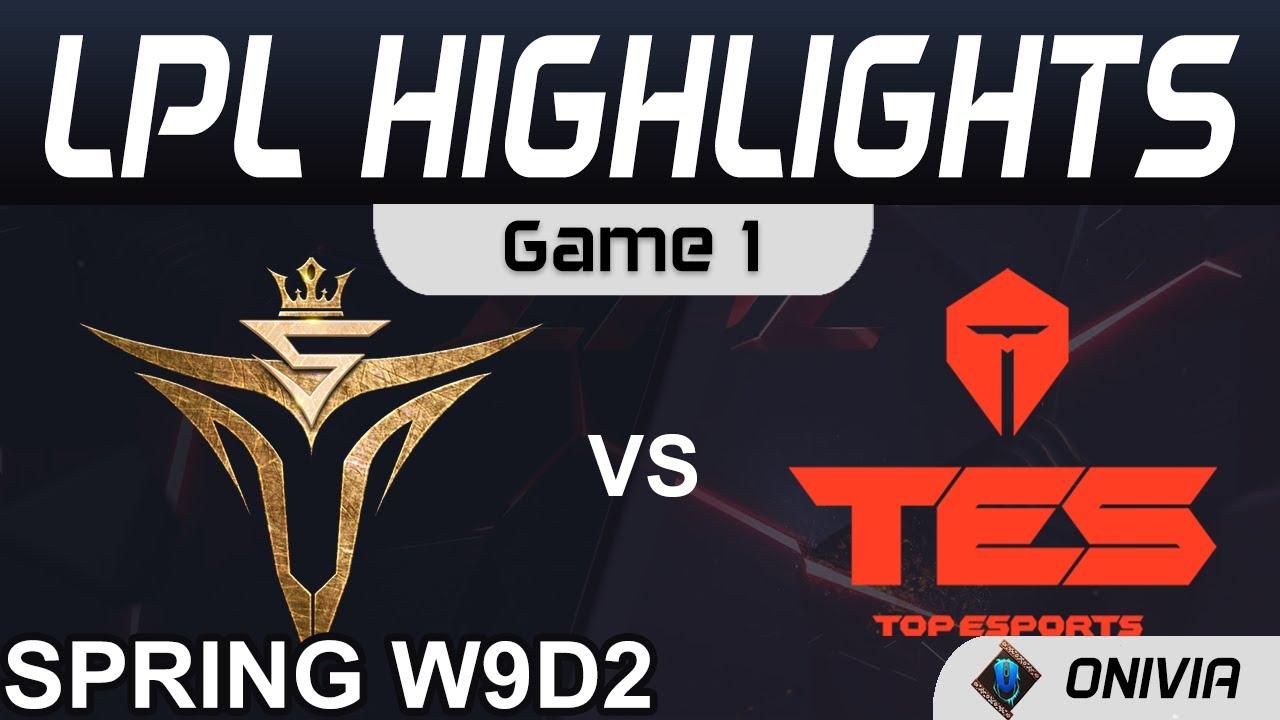 V5 vs TES Highlights Game 1 LPL Spring Season 2021 W9D2 Victory Five vs Top Esports by Onivia thumbnail