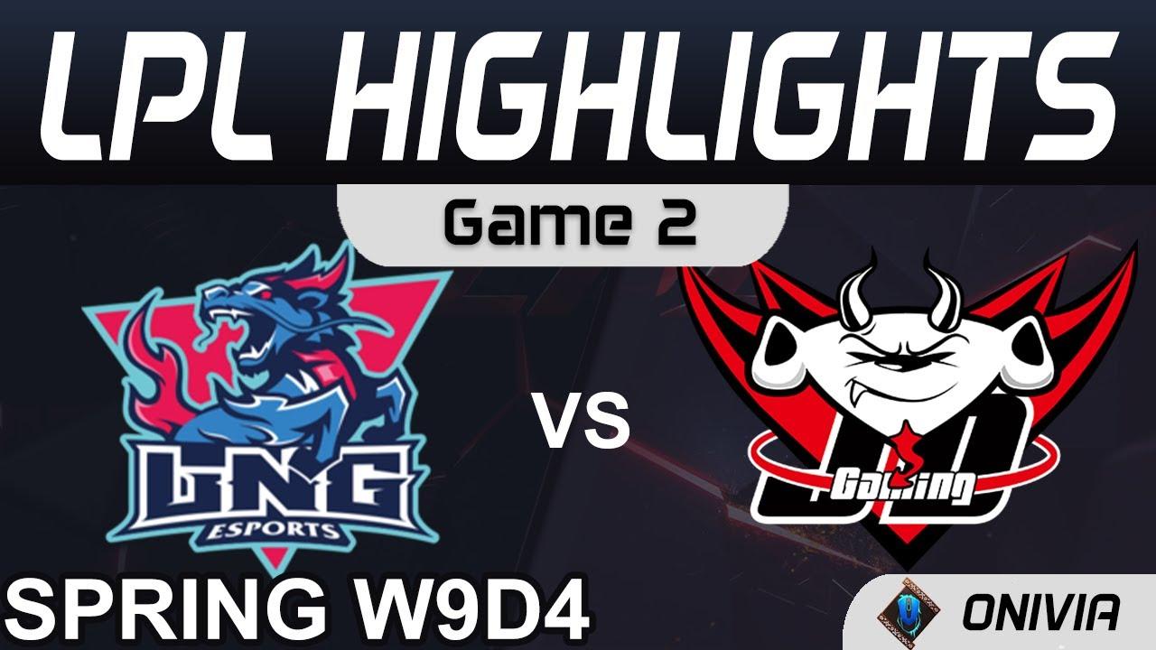 LNG vs JDG Highlights Game 2 LPL Spring Season 2021 W9D4 LNG Esports vs JD Gaming by Onivia thumbnail