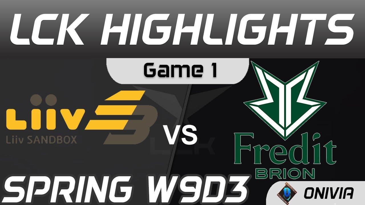 LSB vs BRO Highlights Game 1 Spring Season 2021 W9D3 Liiv SANDBOX vs Fredit BRION by Onivia thumbnail