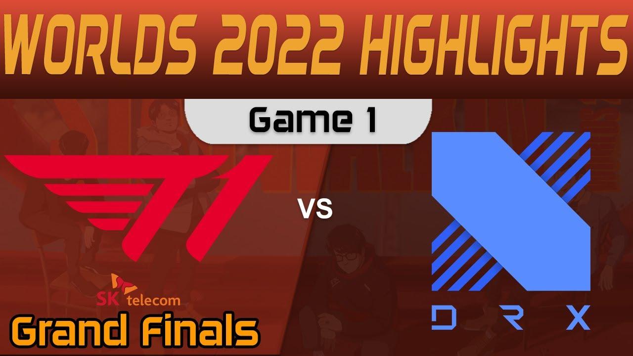 T1 vs DRX Highlights Game 1 Grand Finals Worlds 2022 T1 vs DRX by Onivia thumbnail