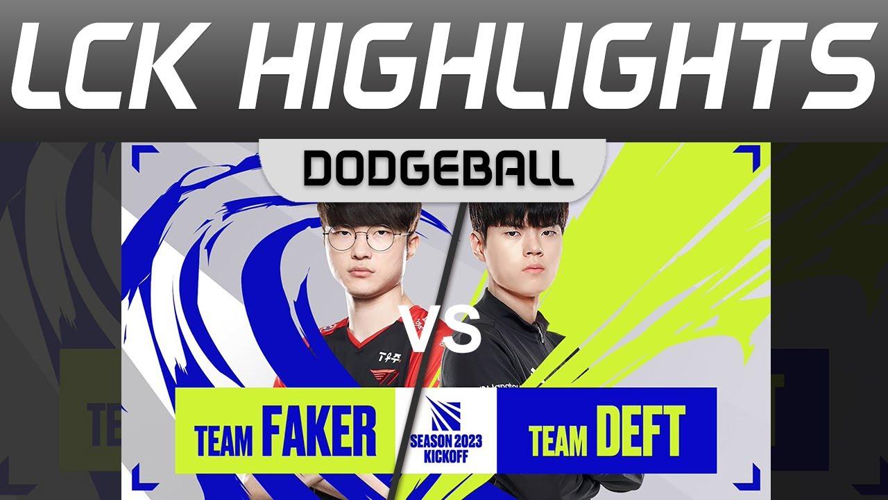 FAKER vs DEFT Highlights DODGEBALL 2023 Season Kickoff Korea Team FAKER vs Team DEFT by Onivia thumbnail