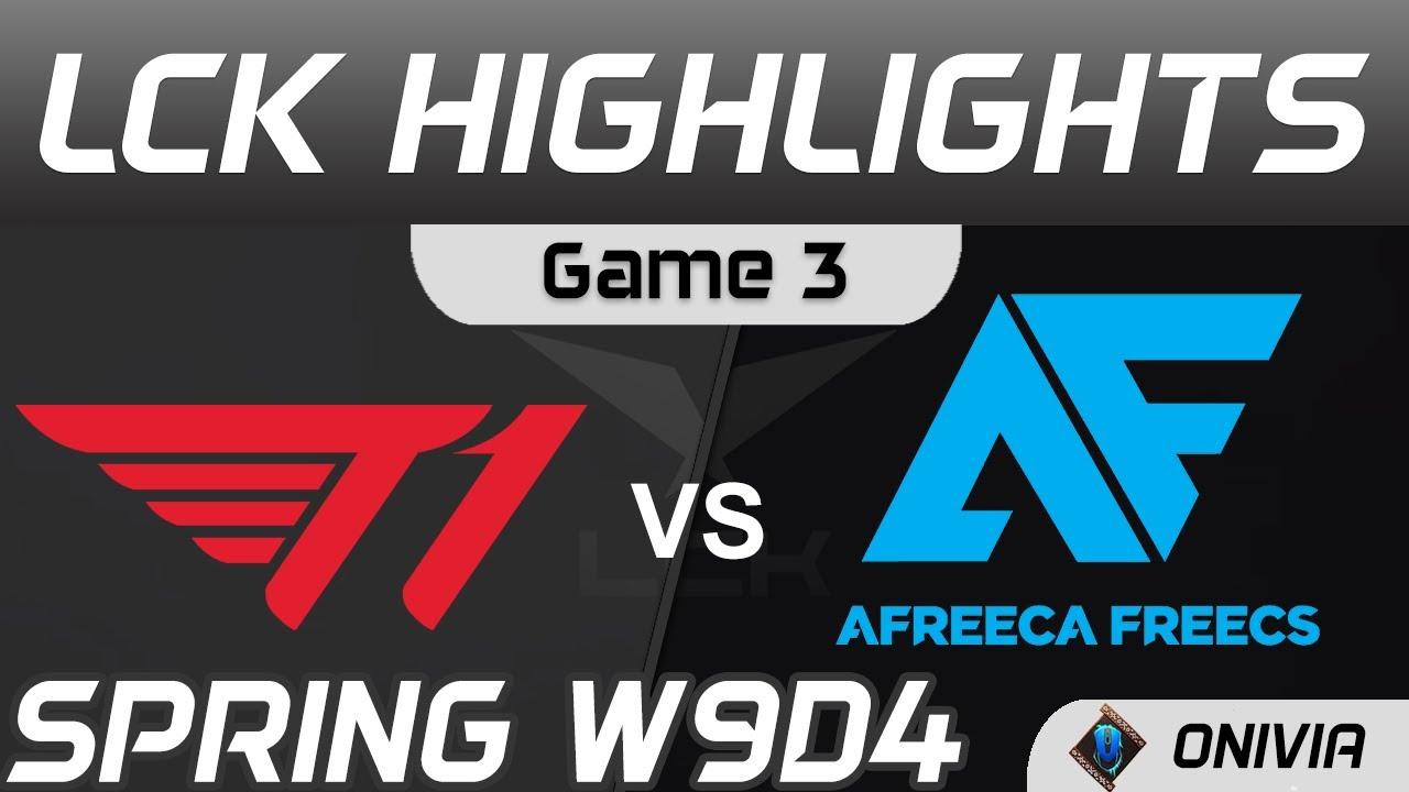 T1 vs AF Highlights Game 3 Spring Season 2021 W9D4 T1 vs Afreeca Freecs by Onivia thumbnail