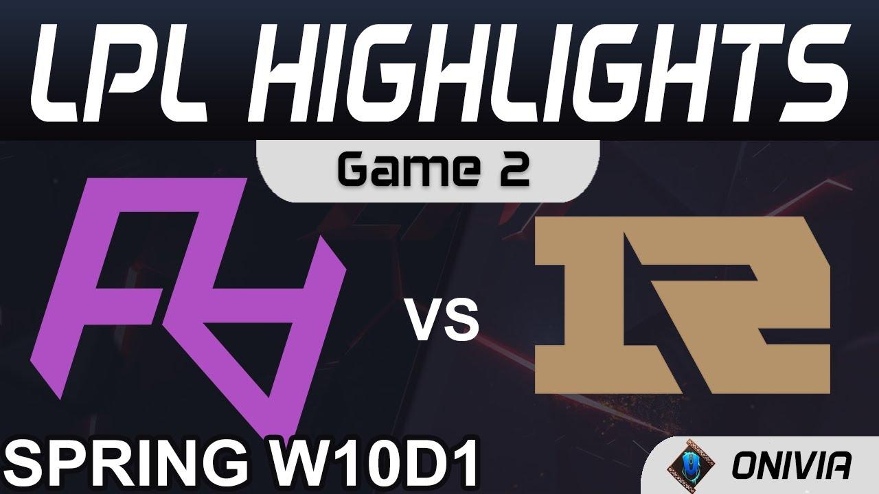 RA vs RNG Highlights Game 2 LPL Spring Season 2021 W10D1 Rare Atom vs Royal Never Give Up by Onivia thumbnail