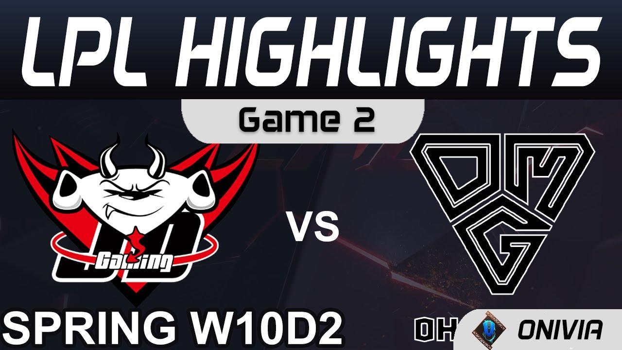 JDG vs OMG Highlights Game 2 LPL Spring Season 2021 W10D2 JD Gaming vs Oh My God by Onivia thumbnail