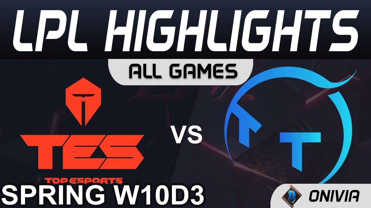 TES vs TT Highlights ALL GAMES LPL Spring Season 2021 W10D3 Top Esports vs ThunderTalk Gaming by Oni thumbnail