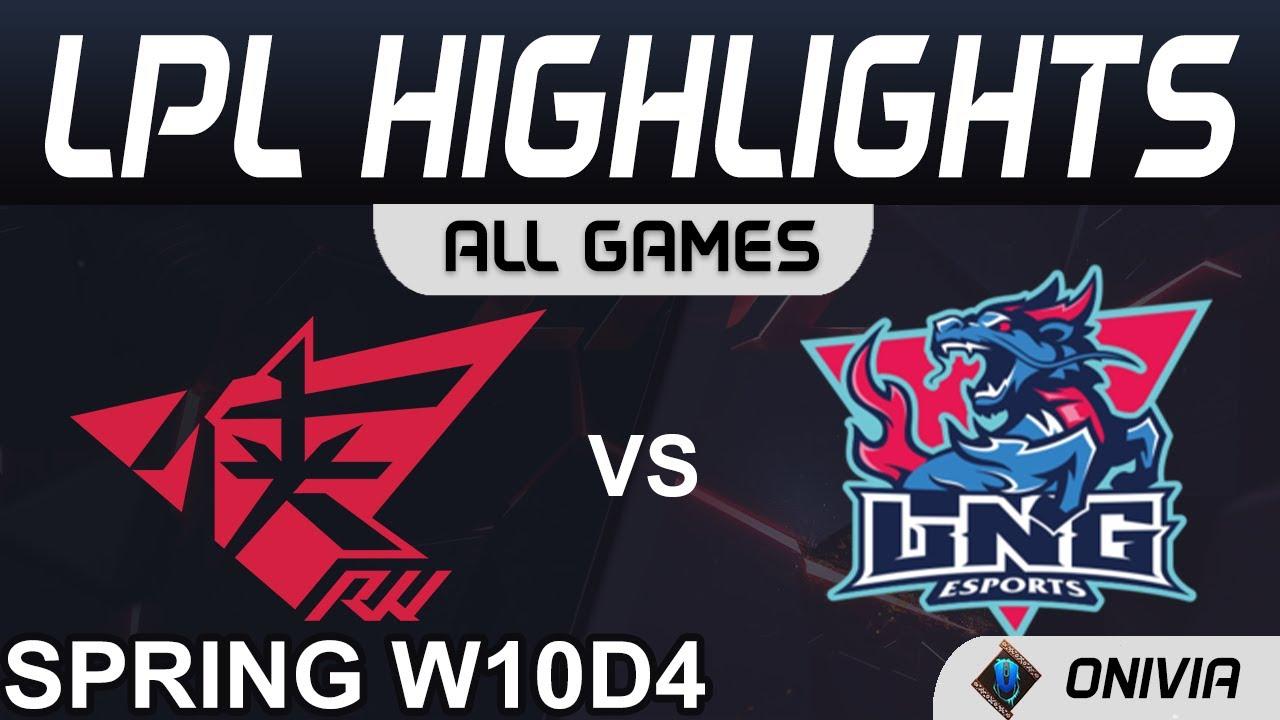 RW vs LNG Highlights ALL GAMES LPL Spring Season 2021 W10D4 Rogue Warriors vs LNG Esports by Onivia thumbnail