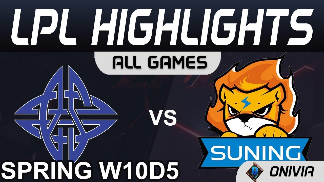 ES vs SN Highlights ALL GAMES LPL Spring Season 2021 W10D4 eStar Gaming vs Suning by Onivia thumbnail