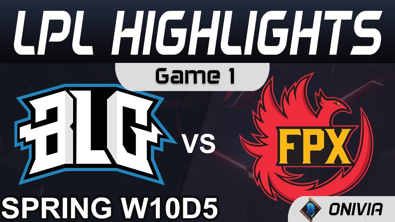 BLG vs FPX Highlights Game 1 LPL Spring Season 2021 W10D4 Bilibili Gaming vs FunPlus Phoenix by Oniv thumbnail