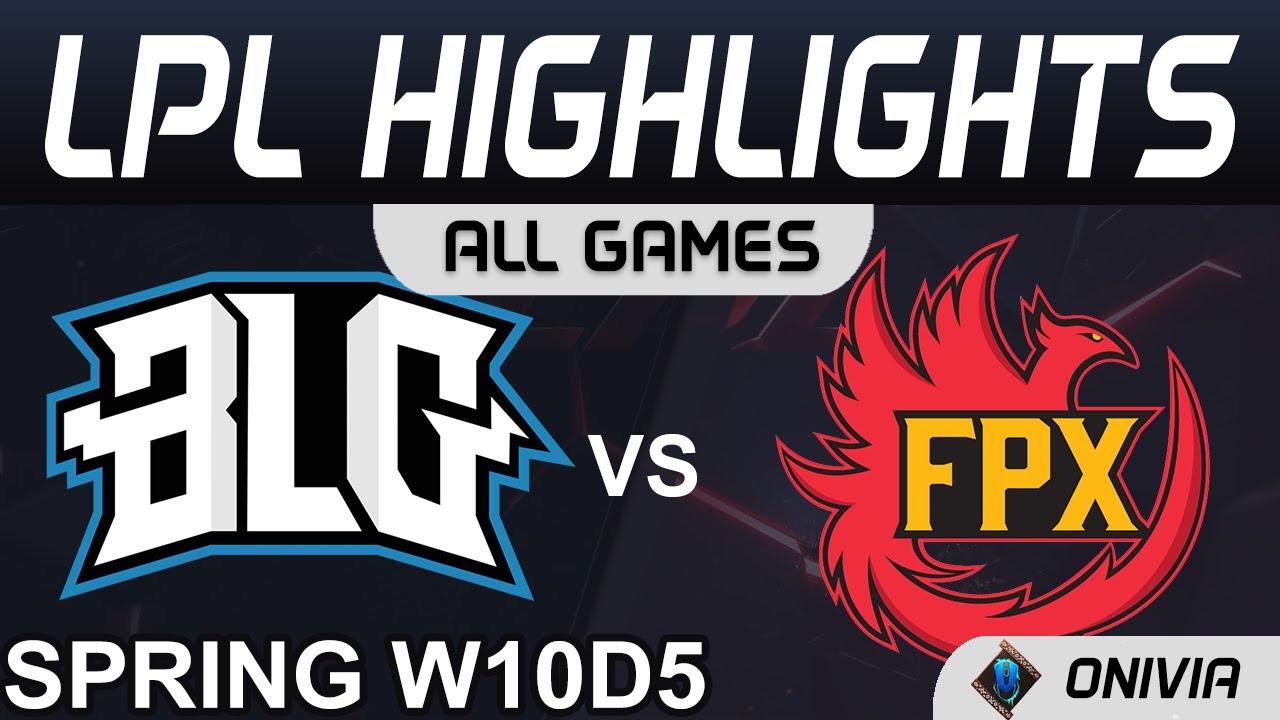 BLG vs FPX Highlights ALL GAMES LPL Spring Season 2021 W10D4 Bilibili Gaming vs FunPlus Phoenix by O thumbnail