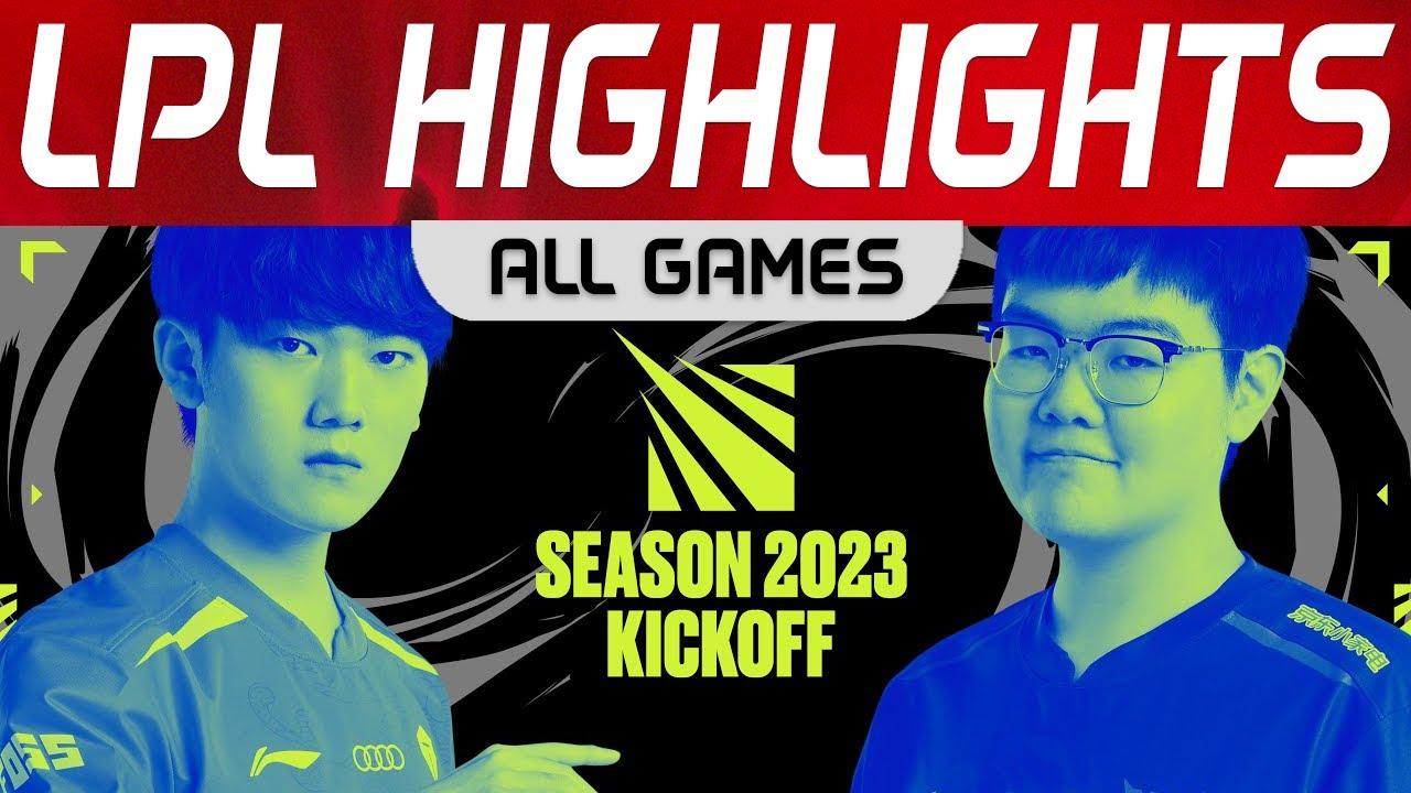 2023 Season Kickoff LPL ALL GAMES Highlights By Onivia thumbnail